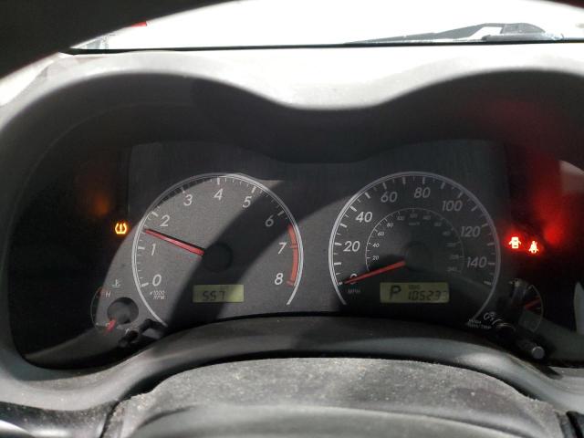 1NXBU4EE4AZ292167 - 2010 TOYOTA COROLLA BASE Ақ фото 9