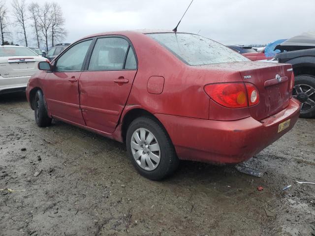 1NXBR38E64Z305822 - 2004 TOYOTA COROLLA CE RED photo 2