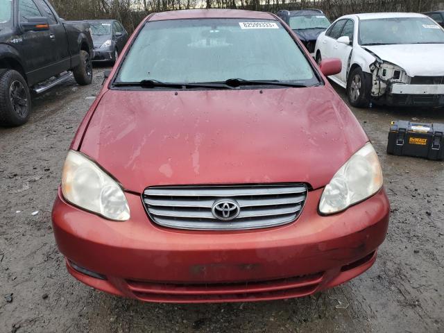 1NXBR38E64Z305822 - 2004 TOYOTA COROLLA CE RED photo 5