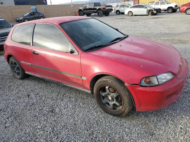 2HGEH2463SH518225 - 1995 HONDA CIVIC DX RED photo 4