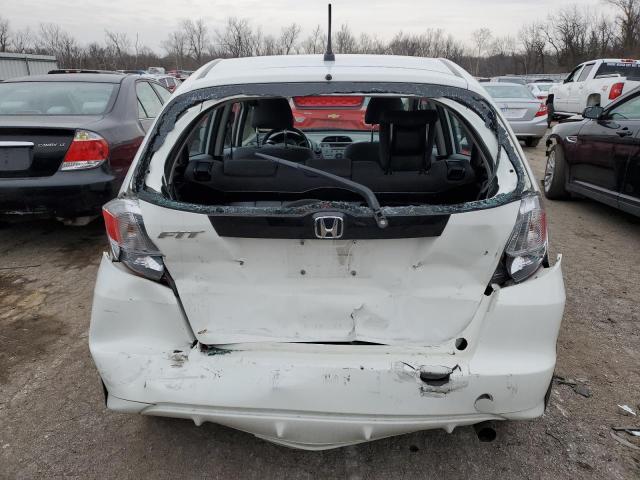 JHMGE8H37DC078680 - 2013 HONDA FIT WHITE photo 6