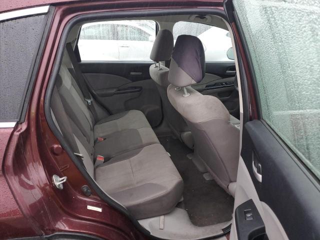 5J6RM4H33DL058734 - 2013 HONDA CR-V LX BURGUNDY photo 10