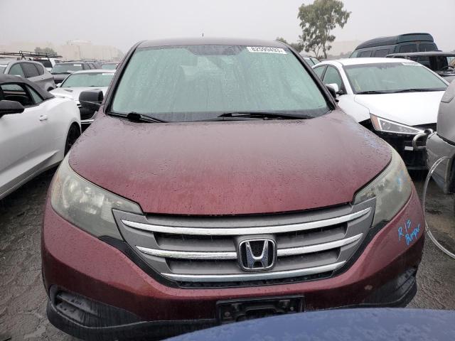 5J6RM4H33DL058734 - 2013 HONDA CR-V LX BURGUNDY photo 5