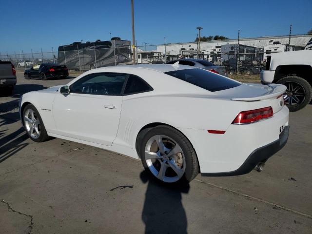 2G1FD1E30F9205218 - 2015 CHEVROLET CAMARO LT WHITE photo 2