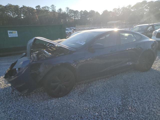 5YJSA1E59NF493119 - 2022 TESLA MODEL S BLUE photo 1