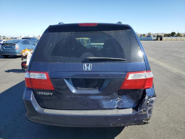 5FNRL38436B034211 - 2006 HONDA ODYSSEY EX BLUE photo 6