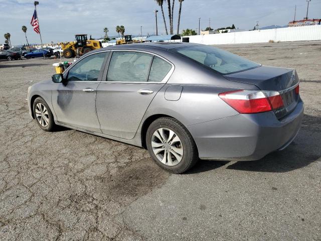 1HGCR2F38DA133803 - 2013 HONDA ACCORD LX GRAY photo 2