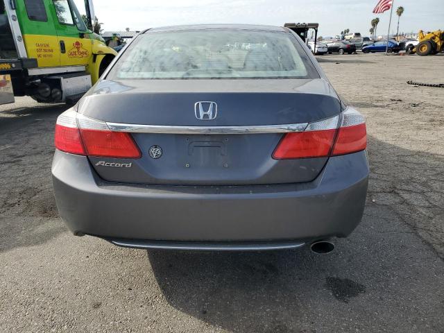 1HGCR2F38DA133803 - 2013 HONDA ACCORD LX GRAY photo 6