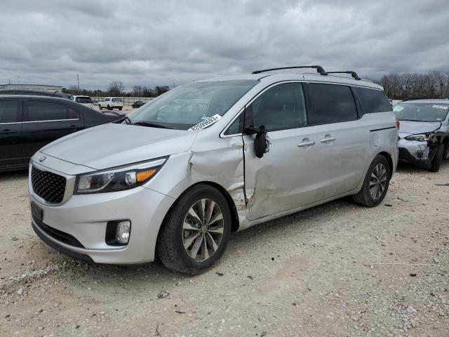 KNDMC5C19G6182587 - 2016 KIA SEDONA EX SILVER photo 1