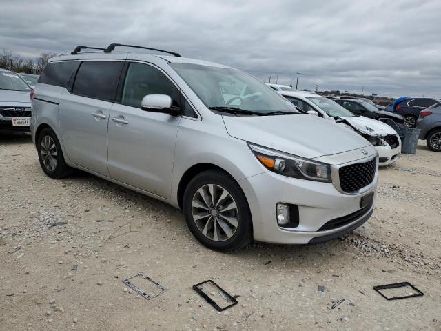 KNDMC5C19G6182587 - 2016 KIA SEDONA EX SILVER photo 4