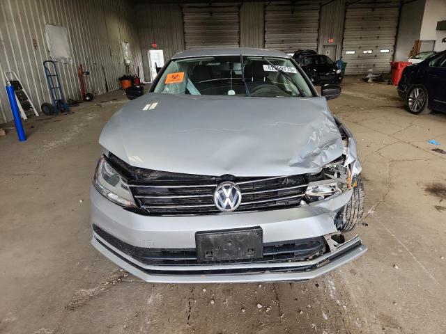 3VW1K7AJ3FM345251 - 2015 VOLKSWAGEN JETTA BASE SILVER photo 5