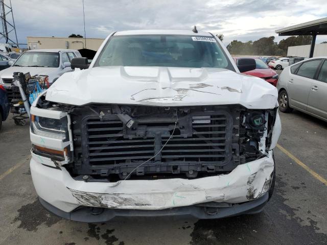 3GCPCPEC7JG637675 - 2018 CHEVROLET SILVERADO C1500 CUSTOM WHITE photo 5