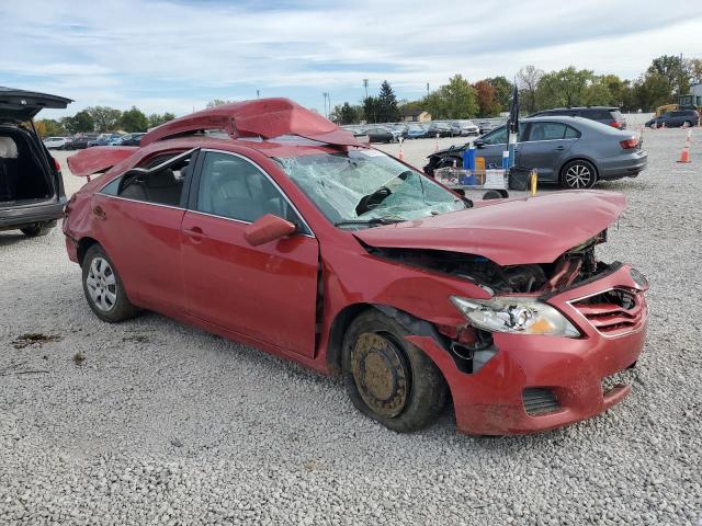 4T4BF3EK9BR203713 - 2011 TOYOTA CAMRY BASE Czerwony zdjęcie 4