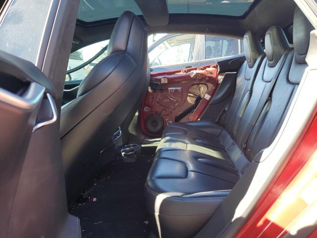 5YJSA1E10HF182017 - 2017 TESLA MODEL S წითელი ფოტო 10