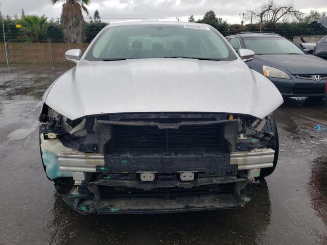 3FA6P0LU4GR283457 - 2016 FORD FUSION SE HYBRID SILVER photo 5