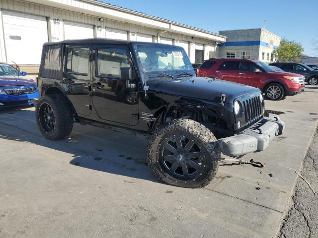 1C4BJWDG7EL319966 - 2014 JEEP WRANGLER U SPORT BLACK photo 4