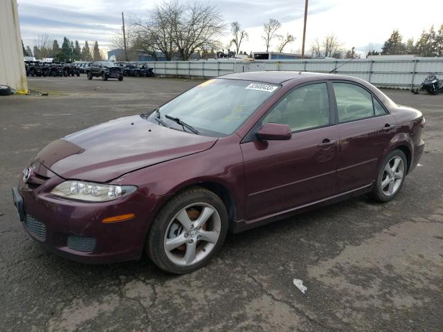 1YVHP80C785M08348 - 2008 MAZDA 6 I BURGUNDY photo 1