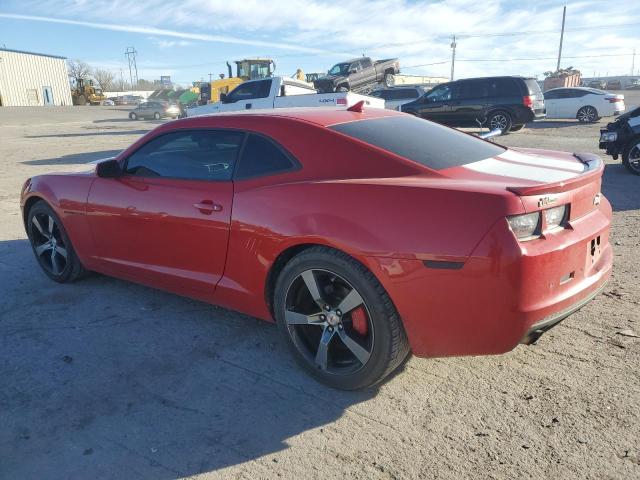 2G1FC1E30C9176575 - 2012 CHEVROLET CAMARO LT RED photo 2