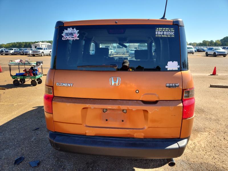 5J6YH18776L016362 - 2006 HONDA ELEMENT EX Turuncu fotoğraf 6