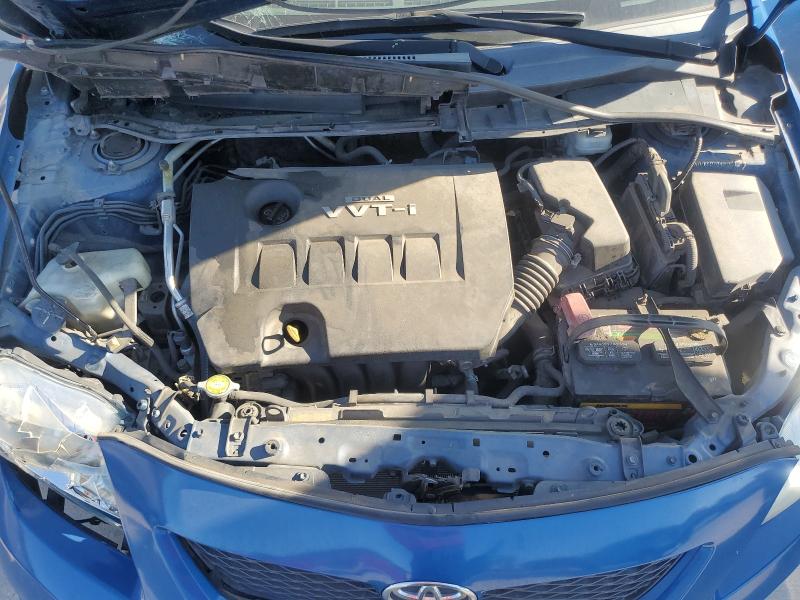 1NXBU40E99Z122924 - 2009 TOYOTA COROLLA BASE BLUE photo 11