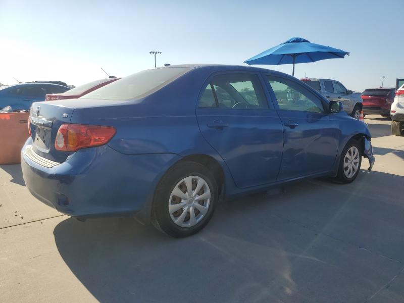 1NXBU40E99Z122924 - 2009 TOYOTA COROLLA BASE BLUE photo 3