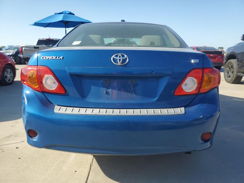 1NXBU40E99Z122924 - 2009 TOYOTA COROLLA BASE BLUE photo 6