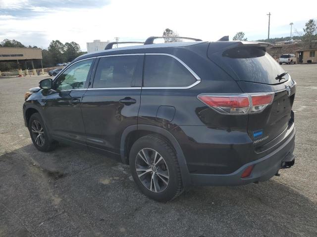5TDJKRFH4GS501416 - 2016 TOYOTA HIGHLANDER XLE BLACK photo 2