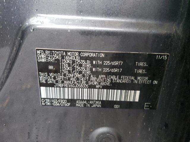 JTMBFREV6GJ058005 - 2016 TOYOTA RAV4 LE 灰色 照片 13