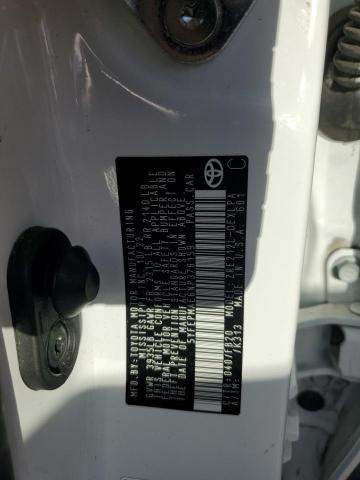 5YFEPMAE6NP378159 - 2022 TOYOTA COROLLA LE Biały zdjęcie 12