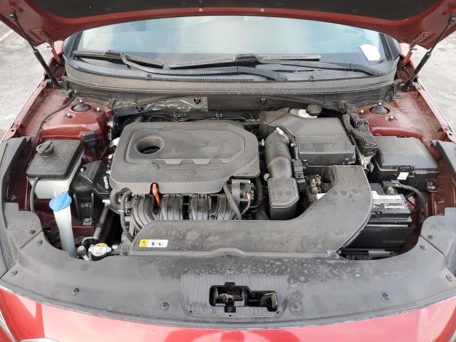 5NPE24AF2FH198828 - 2015 HYUNDAI SONATA SE RED photo 11