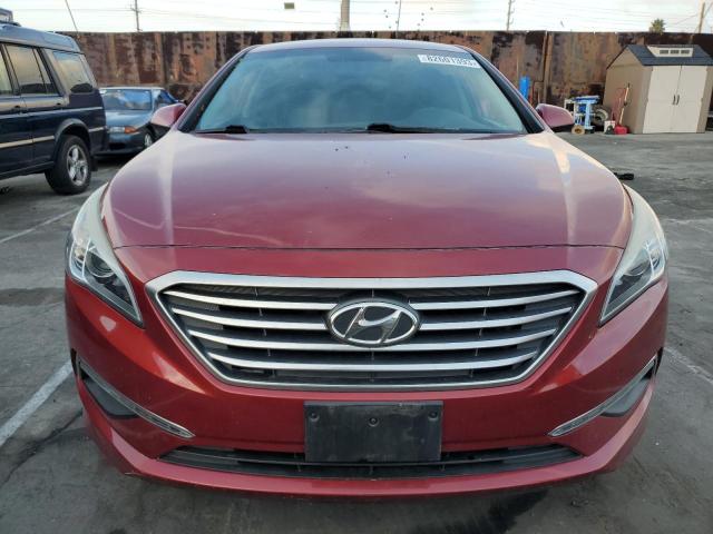 5NPE24AF2FH198828 - 2015 HYUNDAI SONATA SE RED photo 5