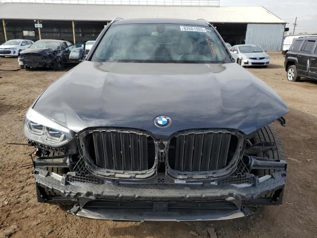 5UXTR9C56JLD64116 - 2018 BMW X3 XDRIVE30I CHARCOAL photo 5