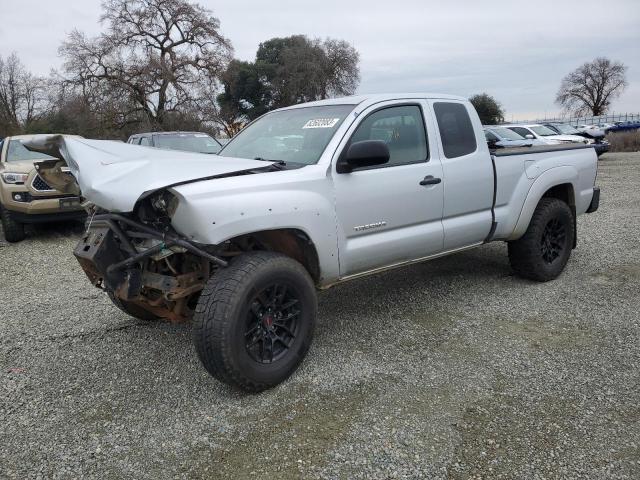 5TEUU42N97Z456868 - 2007 TOYOTA TACOMA ACCESS CAB SILVER photo 1