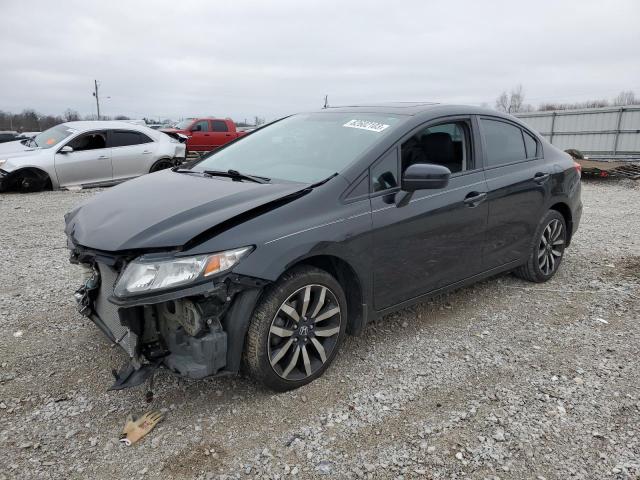 19XFB2F98FE085353 - 2015 HONDA CIVIC EXL შავი ფოტო 1