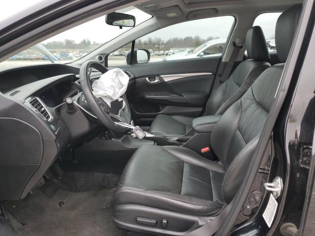 19XFB2F98FE085353 - 2015 HONDA CIVIC EXL შავი ფოტო 7