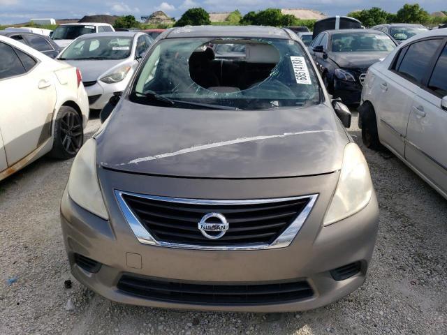 3N1CN7AP5EK446523 - 2014 NISSAN VERSA S GRAY photo 3