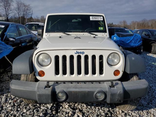 1J4GA39147L222410 - 2007 JEEP WRANGLER X WHITE photo 5