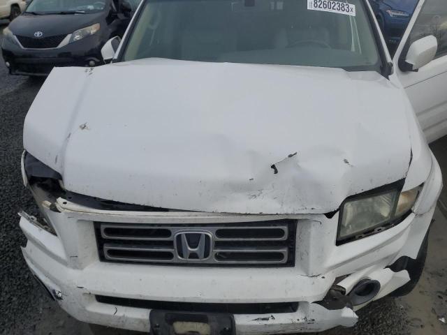 2HJYK16547H500198 - 2007 HONDA RIDGELINE RTL WHITE photo 11