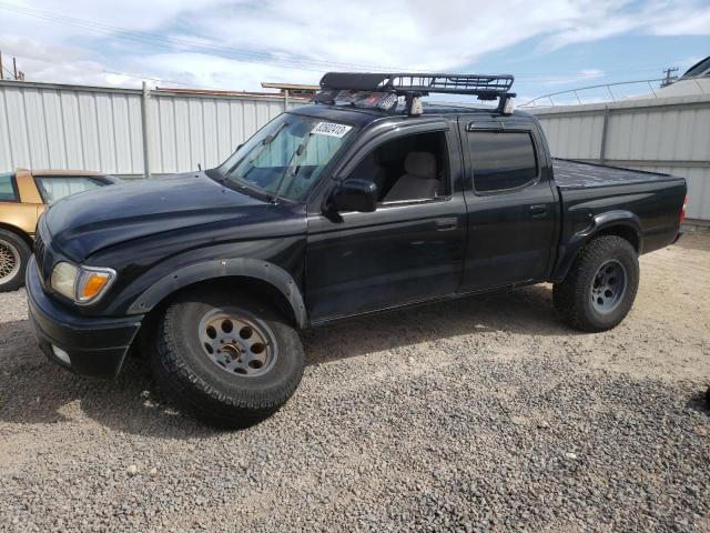5TEGN92N51Z847188 - 2001 TOYOTA TACOMA DOUBLE CAB PRERUNNER BLACK photo 1