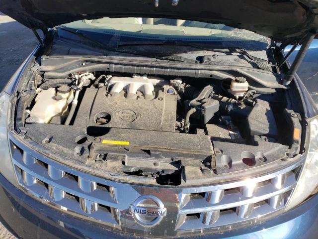 JN8AZ08W95W416916 - 2005 NISSAN MURANO SL BLUE photo 12