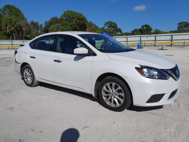 3N1AB7AP6JL659257 - 2018 NISSAN SENTRA S WHITE photo 4