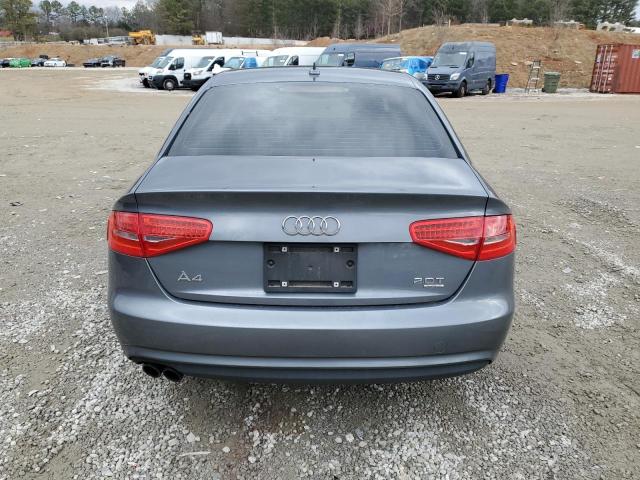 WAUBFAFLXDN046357 - 2013 AUDI A4 PREMIUM GRAY photo 6