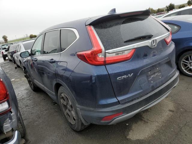 7FARW1H89JE013388 - 2018 HONDA CR-V EXL BLUE photo 2