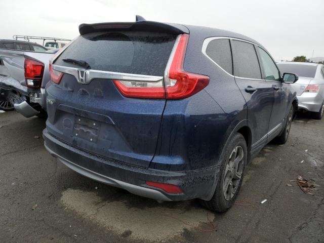 7FARW1H89JE013388 - 2018 HONDA CR-V EXL BLUE photo 3