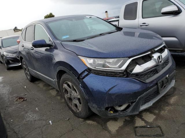 7FARW1H89JE013388 - 2018 HONDA CR-V EXL BLUE photo 4