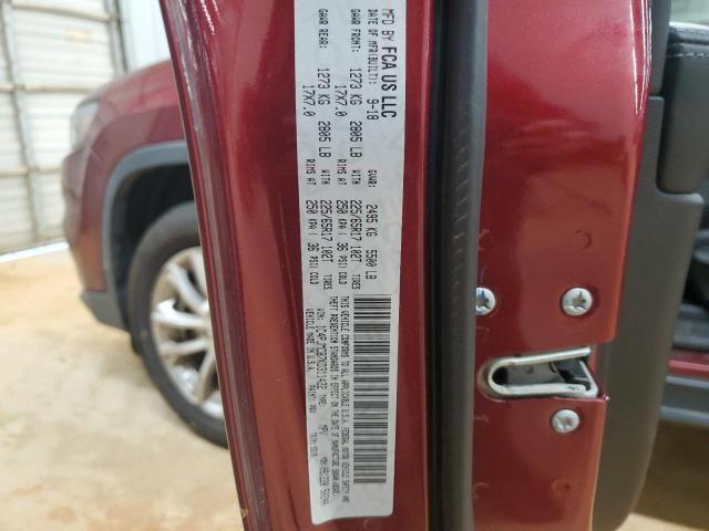 1C4PJMCB7KD311422 - 2019 JEEP CHEROKEE LATITUDE წითელი ფოტო 13