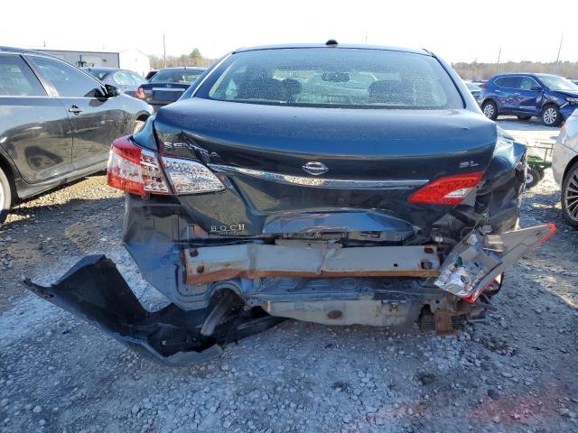 3N1AB7AP1FY221448 - 2015 NISSAN SENTRA S BLUE photo 6