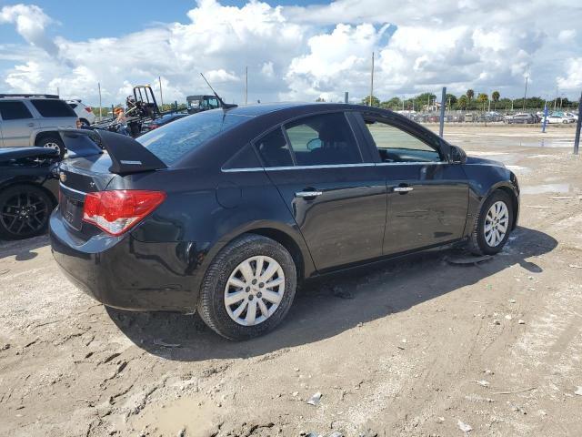 1G1PF5S93B7296186 - 2011 CHEVROLET CRUZE LT BLACK photo 3