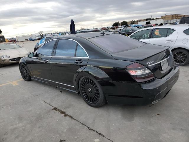 WDDNG71X28A178784 - 2008 MERCEDES-BENZ S 550 BLACK photo 2