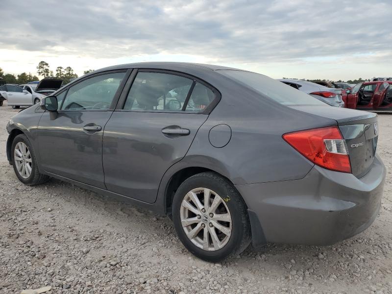 2HGFB2F98CH557181 - 2012 HONDA CIVIC EXL GRAY photo 2